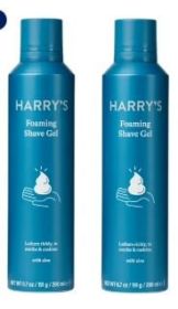Harry's Men's Foaming Shave Gel with Aloe, 6.7 oz, 2 Pack