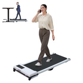 Walking Pad with Quiet 2.0 HP Brushless Motor, Countdown Modes, Spacious Running Area, 220 lbs Weight Capacity for Home or Office Workouts, 3 in 1 Por