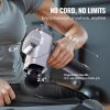 VEVOR Massage Gun Deep Tissue, Percussion Muscle Massager for Athletes - with 8 Speed Levels & 6 Massage Heads, 16V 2500mAh Batteries, Handheld Massag
