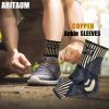 COPPER Ankle Brace Compression Support Sleeve for Injury Recovery, Joint Pain. Plantar Fasciitis Foot Socks with Arch Support, Eases Swelling, Heel Sp