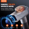 VEVOR Massage Gun Deep Tissue, Percussion Muscle Massager for Athletes - with 8 Speed Levels & 6 Massage Heads, 16V 2500mAh Batteries, Handheld Massag
